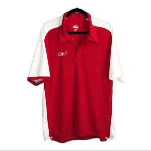 Men's Reebok RBK Play Dry Golf Polo Shirt Size L